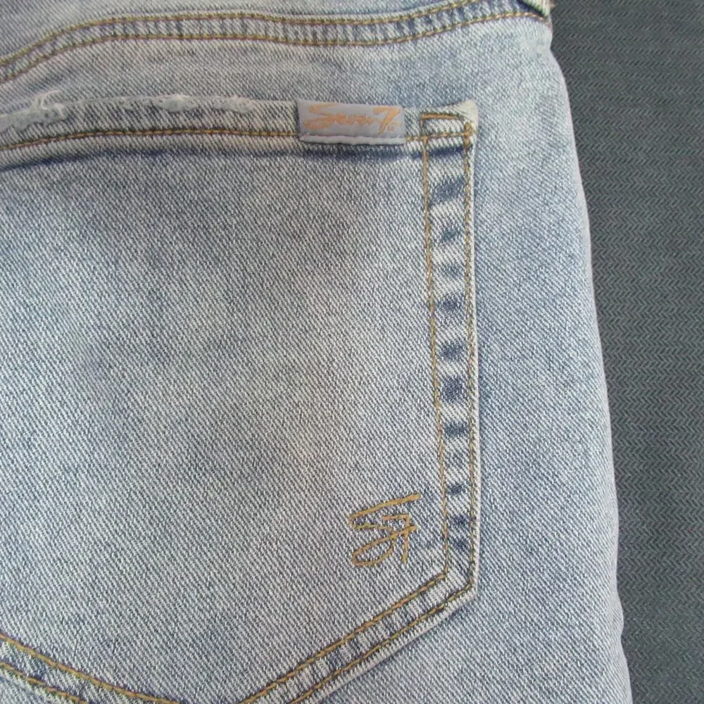 Seven7 Jeans Womens Size 12 Blue Felicity High Rise Slim Flare Enchanted NWT